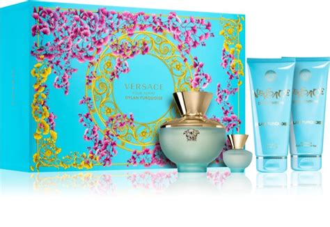 versace dylan turquoise gift set